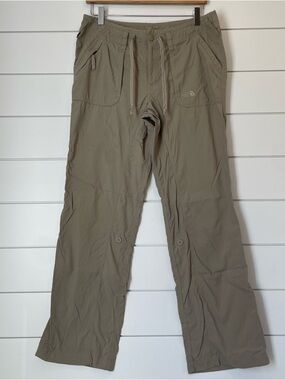 The North Face Women’s Khaki Tan Hiking Pants Convertible Lightweight Outdoor